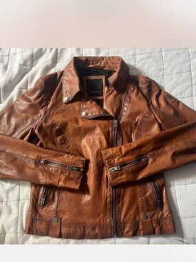 Mauritius Brown Leather Jacket